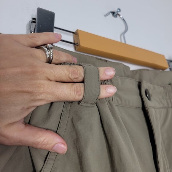 Vittorio Rossi Mens Tan Outdoor Elastic Waist Cargo Hiking Short Pockets Size 48 - Picture 6 of 16